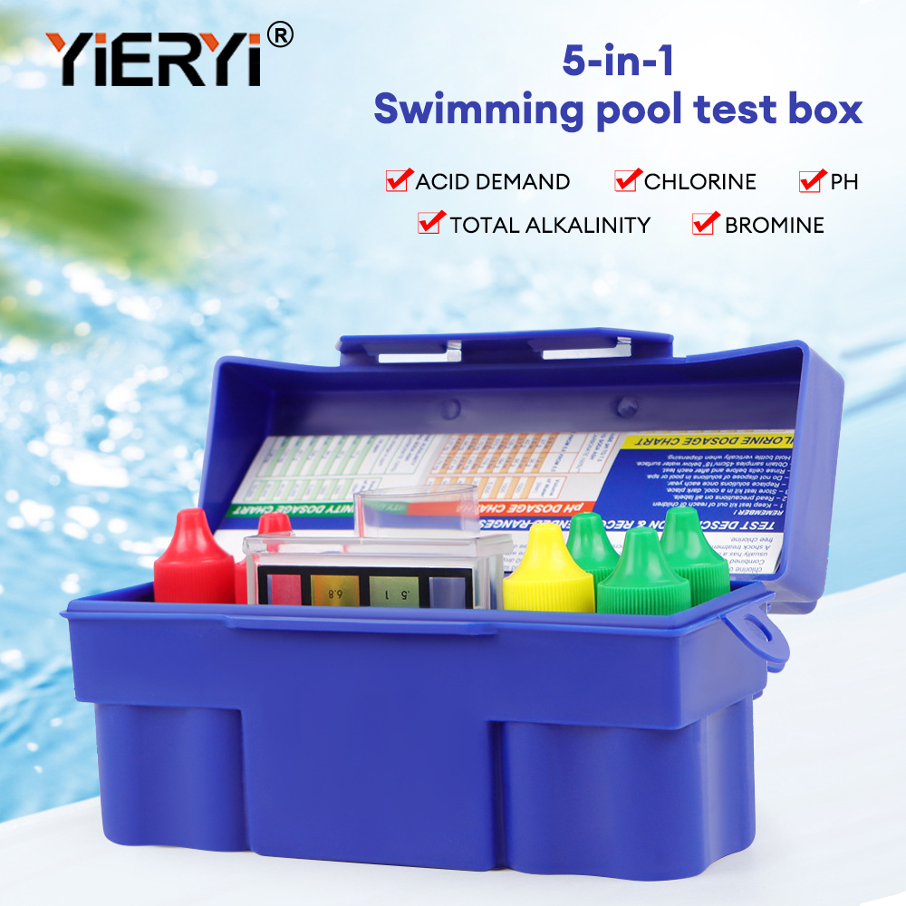 Marine Aquarium Water Test Kit - طقم اختبار بركة 5 طرق من