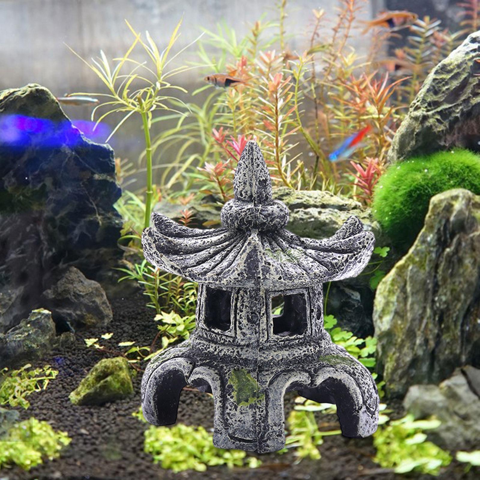Marine Aquarium Hobby - زخرفة مصباح حجر الحوض ، زخرفة