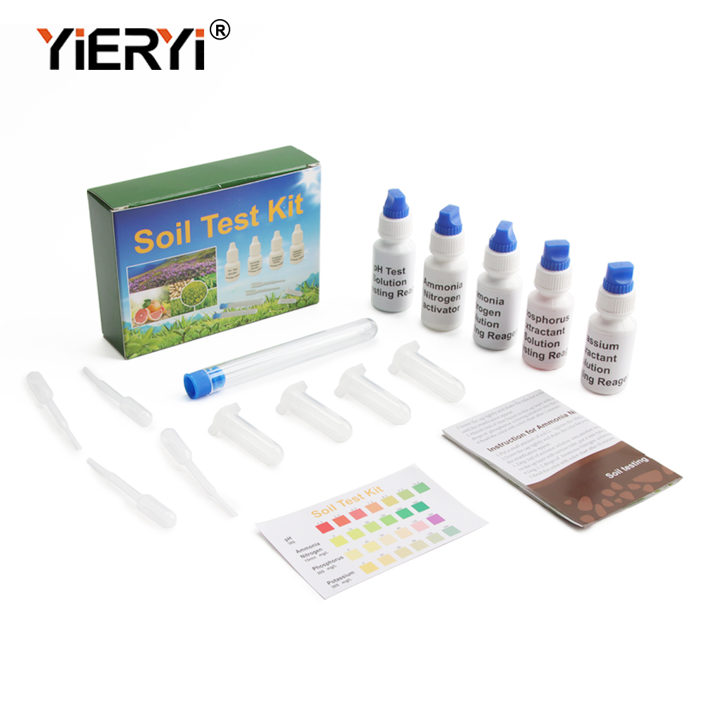 Marine Aquarium Water Test Kit - Yieryi مجموعة اختبار التربة ل PH