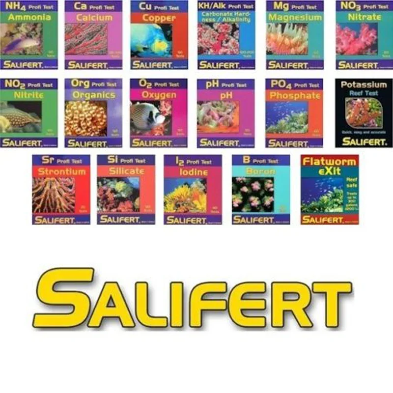 Marine Aquarium Water Test Kit - مجموعة اختبار تحليل Ca calcium Cu
