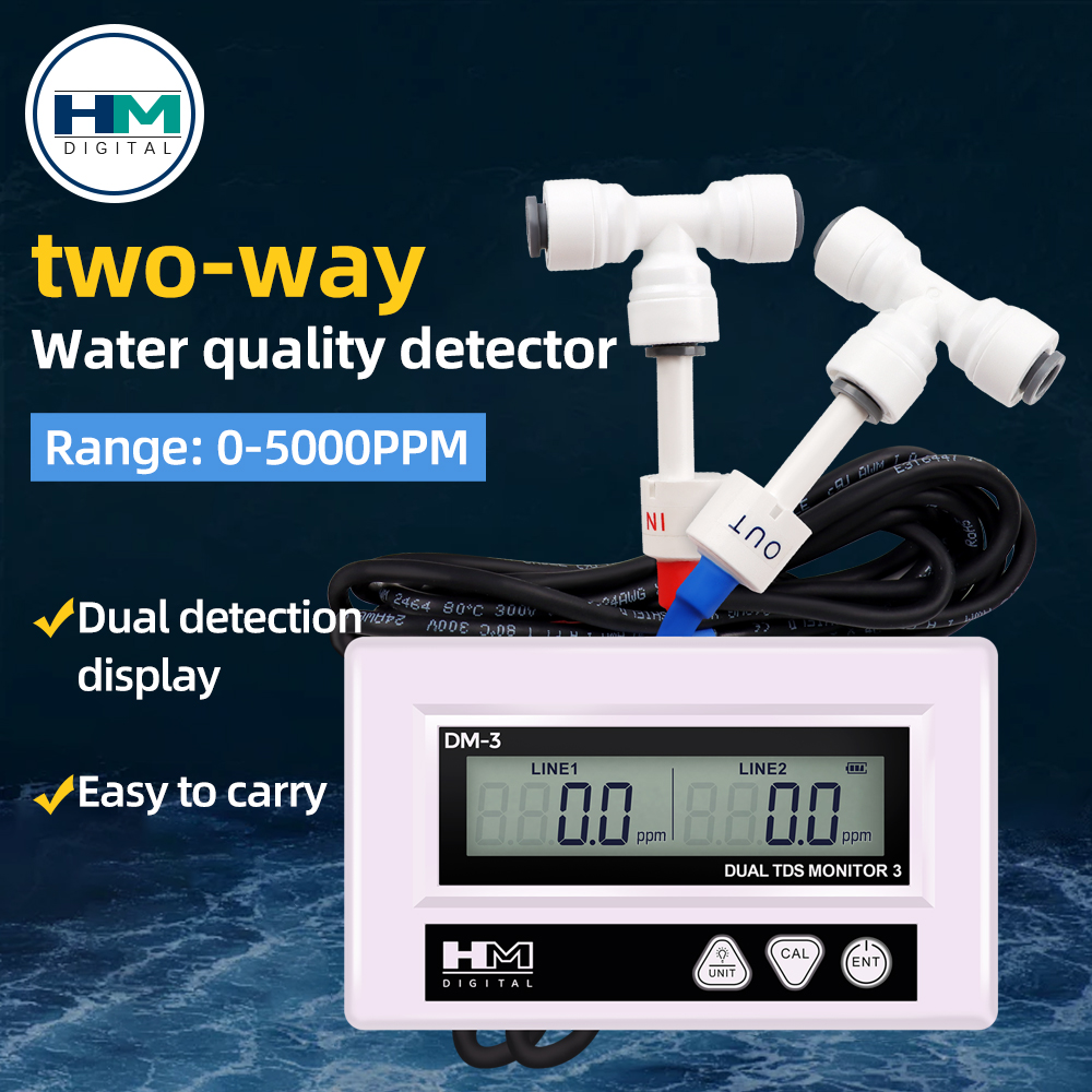 Marine Aquarium Hydrometer - HM-Online TDS EC جهاز اختبار جودة