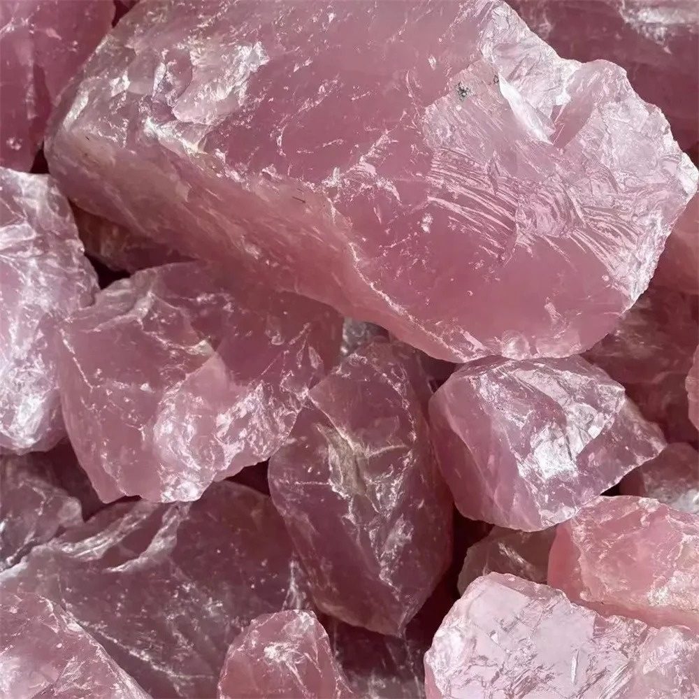 Aquarium Marine Stone - نقية الطبيعية الوردي روز كوارتز الخام