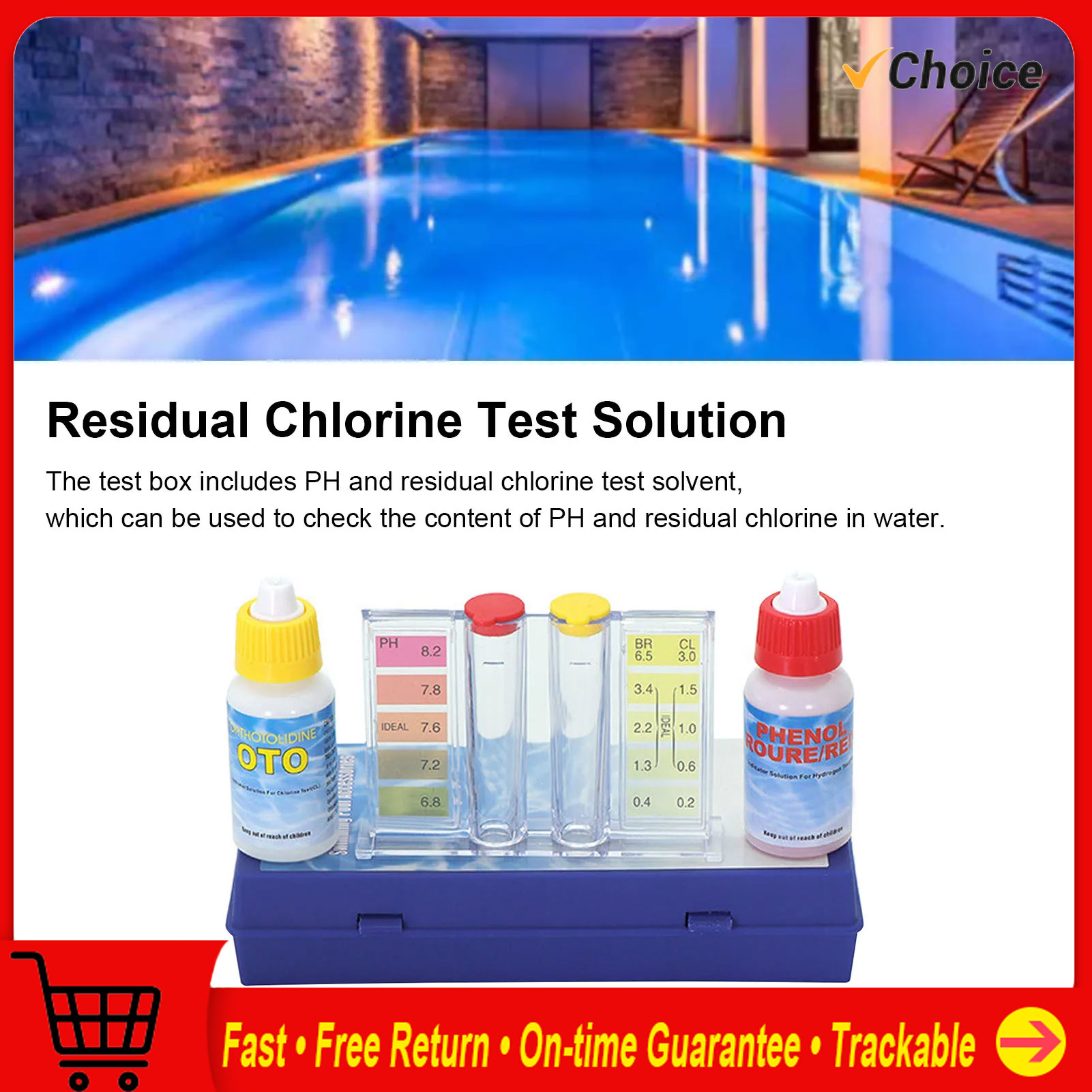 Marine Aquarium Water Test Kit - اختبار محلول اختبار جودة المياه الأنابيب