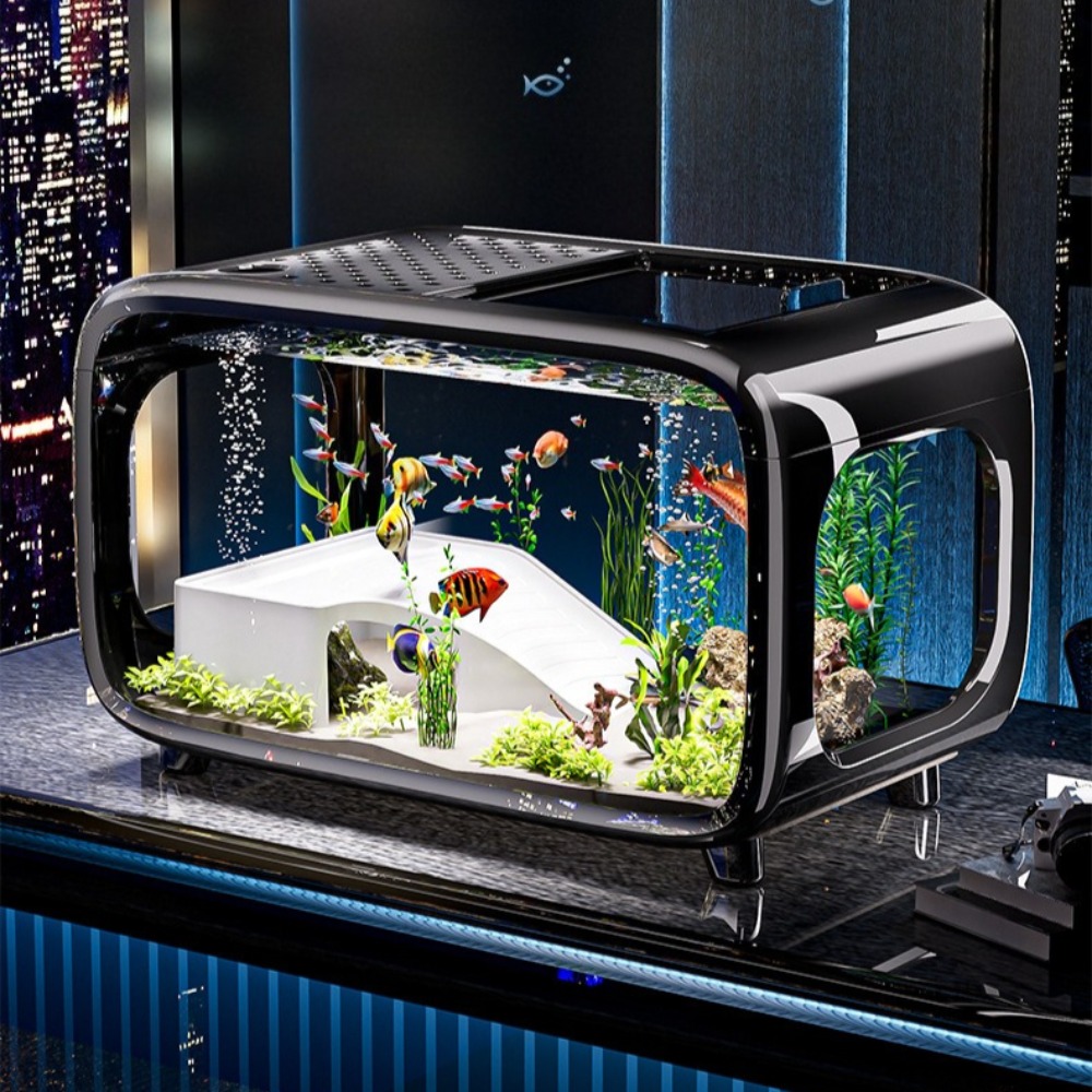 Marine Aquarium Hobby - شفافة فاخرة خزان الأسماك دائم غرفة