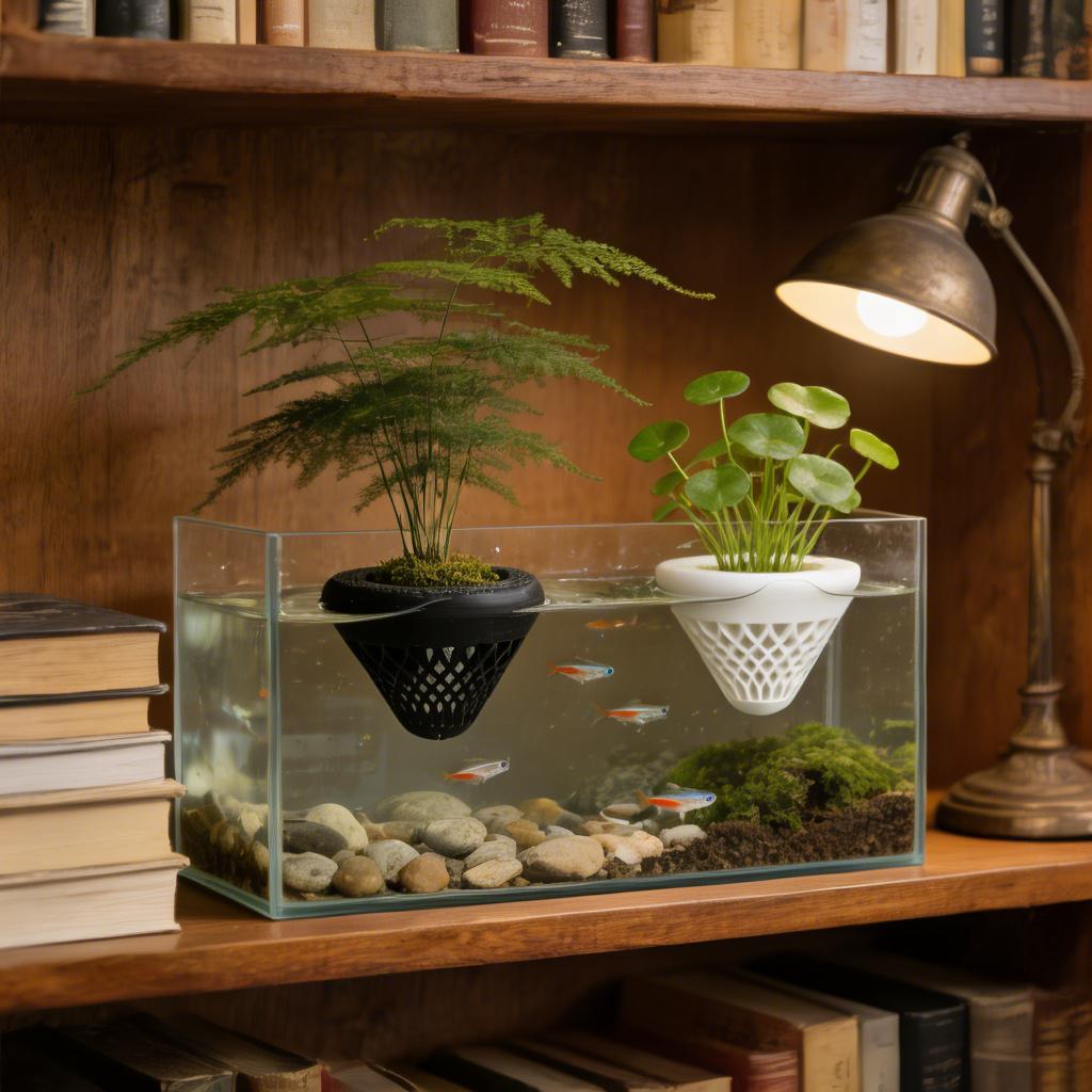 قطعتان من حامل النباتات العائم - مراجعة Marine Aquarium Hobby وسعره