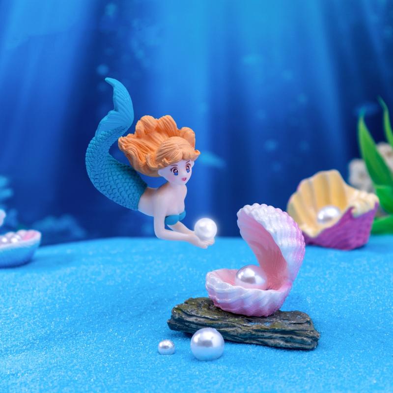 4 قطع من تماثيل حورية البحر ال - مراجعة Marine Aquarium Hobby وسعره