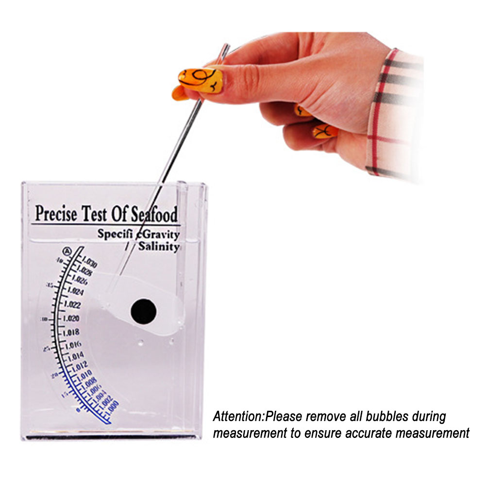 جهاز قياس الملوحة لمياه البحر  - مراجعة Marine Aquarium Hydrometer وسعره