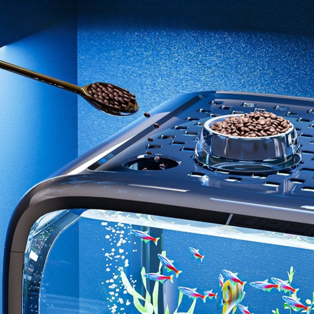 شفافة فاخرة خزان الأسماك دائم  - مراجعة Marine Aquarium Hobby وسعره