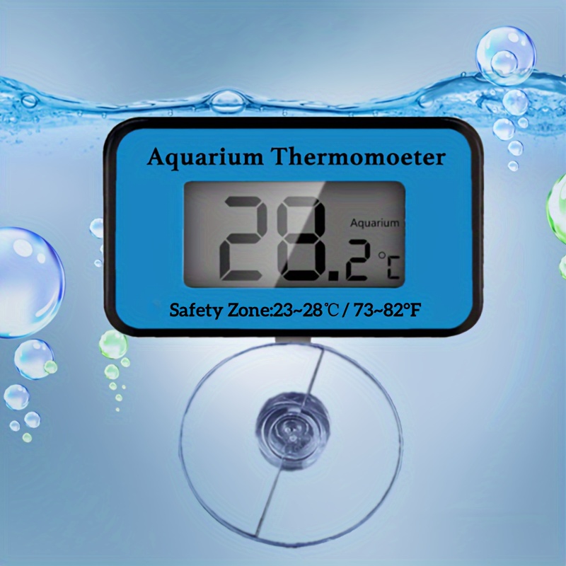 مقياس حرارة رقمي LCD للأحواض ا - مراجعة Marine Aquarium Hydrometer وسعره