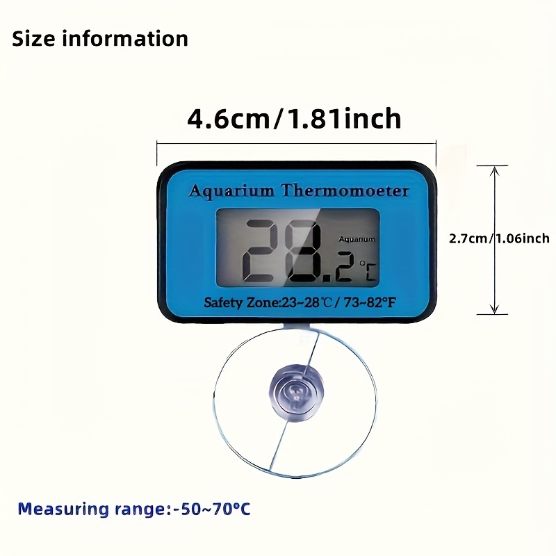 مقياس حرارة رقمي LCD للأحواض ا - مراجعة Marine Aquarium Hydrometer وسعره